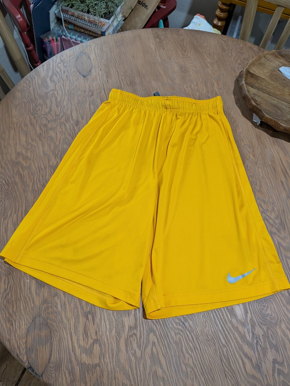 Nike Men’s Athletic Shorts in Yellow - Breathable Performance